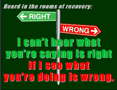 I can't hear what you're saying is right if I see what you're doing is wrong. #Hearing #Seeing #Recovery